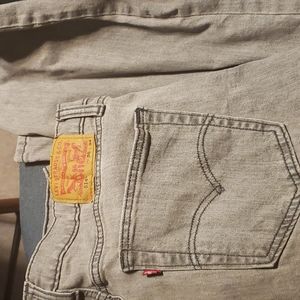 Levi’s Gray Straight Legged Jeans Size 36x34